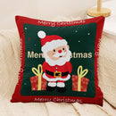 Axyaa Christmas Red Joyful Pillow for Bedroom & Living Room Decor