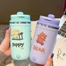Axyaa 500ml Stainless Steel Thermos Cup with USB Charging - Portable, Double Drink Coffee Cup