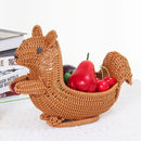 Axyaa Handwoven Bread Storage Basket: Outdoor Picnic Basket with Double Handles