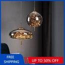 Axyaa Glass Pendant Lamp Chandelier Ceiling Fixture Suspended Lighting