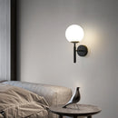 Axyaa Glass Ball LED Wall Lights: Modern Nordic Bedroom Lamp