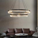 Axyaa Minimalist Ceiling Ring Chandelier Pendant Light for Dining & Living Room