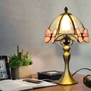 Axyaa Butterfly Glass Table Lamp: French Retro Style LED Decoration for Home and Dining Hall
