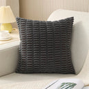 Axyaa Soft Striped Corduroy Throw Pillow Covers in 45x45cm