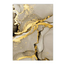 Axyaa Beige Golden Marble Abstract Wall Art Posters Luxury Canvas Print