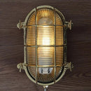 Axyaa Nordic Copper Wall Lamp Glass LED Stair Light Loft Style Wandlamp