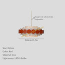 Axyaa Modern Minimalist LED Ceiling Chandelier for Living Room Bedroom