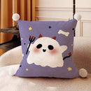 Halloween Cartoon Cushion for Living Room and Office by Axyaa