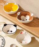 Axyaa Cute Cartoon Ceramic Dessert Yogurt Bowl for Kids or Adults