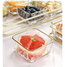 Axyaa Divided Fruit Plate for Living Room Tea Table Snacks Home Decor