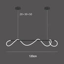 Axyaa Musical Note Pendant Light Modern LED Ceiling Chandelier for Home Decor