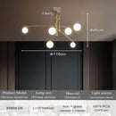 Axyaa Modern Black LED Ceiling Chandelier for Bedroom Living Room Dining Room