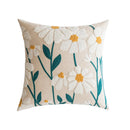 Axyaa Flower Embroidery Pillowcase Cojines Cotton Decorative Cushion Covers