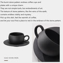 Axyaa Rock Sand Ceramic Coffee Cup Set - Japanese Style Tea Cup