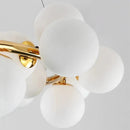 Axyaa Glass Ball LED Chandelier for Living Room Kitchen Island Decoration