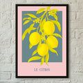 Axyaa Lemon Canvas Poster for Modern Home, Bar, Cafe Decor