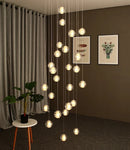 Axyaa Crystal Ball LED Chandelier for Living Room Kitchen Lighting
