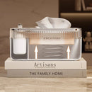 Axyaa Tissue Box Remote Storage Luxury Table Decor