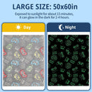 Axyaa Game Controller Glow Blanket for Boys 6-10 Year Olds