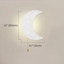 Axyaa LED Moon Cloud Wall Lamp for Kids' Bedroom Charging Decoration