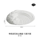 Axyaa Ceramic & Western Tableware Set - Elegant Flat Cold Dish Special Shapes