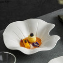 Axya Irregular Ceramic Dinner Plate Set for Restaurant Tableware - Solid Color Dish Collection