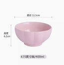 Axyaa Ceramic Pumpkin Rice Salad Bowl Set
