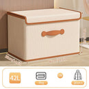Axyaa Plus Size Clothing Organizer Box with Lid for Quilts and Bedding