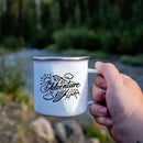 Axyaa Enamel Coffee Cocoa Mugs for Outdoor Travel and Home Breakfast