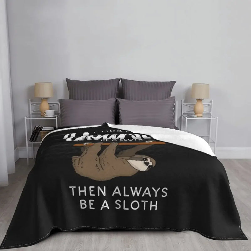 Axyaa Sloth Throw Blanket for Hairys Giant Sofa, Bed Covers, and Blankets