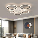 Axyaa Circle Fan Light Ceiling Fan: Modern Minimalist Smart Control for Bedrooms & Living Rooms