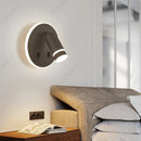 Axyaa LED Wall Light USB Charging Port Adjustable Angle for Reading & Decor