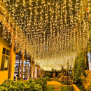Axyaa Icicle LED Street Garland Christmas Lights for Outdoor Decor