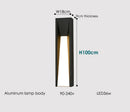 Axyaa Outdoor LED Wall Lamp Black Exterior Lighting AC110 220V for Patio Garden Entryway