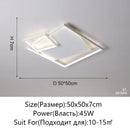 Axyaa LED Ceiling Light Modern Round Living Dining Kitchen Chandelier