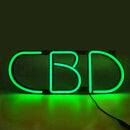 Axyaa Neon CBD Coffee Beer Bar Sign | Super Bright 56X21CM Display with Adapter