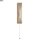 Axyaa Yellow Stone LED Wall Lamp with Pull Chain Switch
