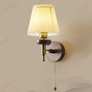 Axyaa LED Retro Cable Switch Wall Lamp for Living Room & Bedroom