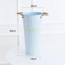 Axyaa Nordic Style Home Flower Shop Flower Bucket Decoration Iron Bucket Flower Arrangement