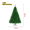 Axyaa 1.5/1.8m Green Artificial Christmas Tree Ornaments 2026 Xmas Party Decor