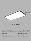 Axyaa Ultra Slim LED Ceiling Light for Modern Minimalist Home Decor
