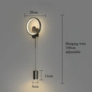 Axyaa Minimalist LED Wall Lamp for Bedroom and Living Room Lighting