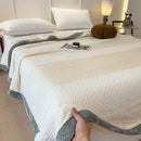 Axyaa Double Layer Fleece Blanket: Soft & Cozy Bedspread for Winter