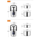 Axyaa Vacuum Insulation Lunch Box - Three-layer Insulation, Large Capacity & Portable