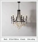 Axyaa Duplex Crystal Chandelier: Luxe Nordic French Light for Home Decoration