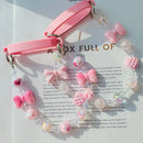 Axyaa Cute Pink Bow Silicone Strap for 30oz/40oz Water Bottle
