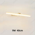 Axyaa LED Aluminum Acrylic Mirror Lamp Modern Minimalist Bathroom Dresser Luxury Lighting