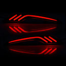 Axyaa LED Rear Bumper Reflector for Chevrolet Malibu XL 2019-2023 - Brake Dynamic Turn Signal