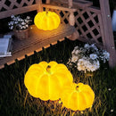 Axyaa Nordic Pumpkin Chandelier & Table Lamps Set for Modern Living Room Décor