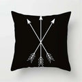 Axyaa Geometric Portrait Pillowcase - Stylish Home & Office Cushion Cover